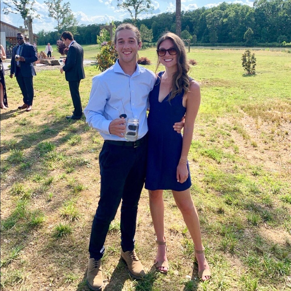 BCBG Navy mini dress